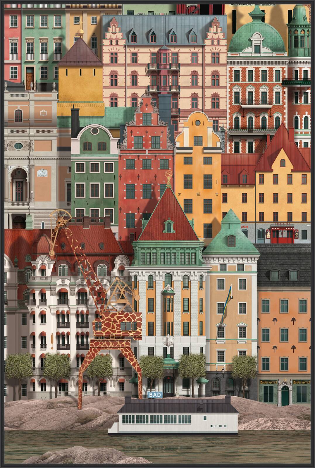 Stockholm IV by Martin Schwartz - Open Edition.