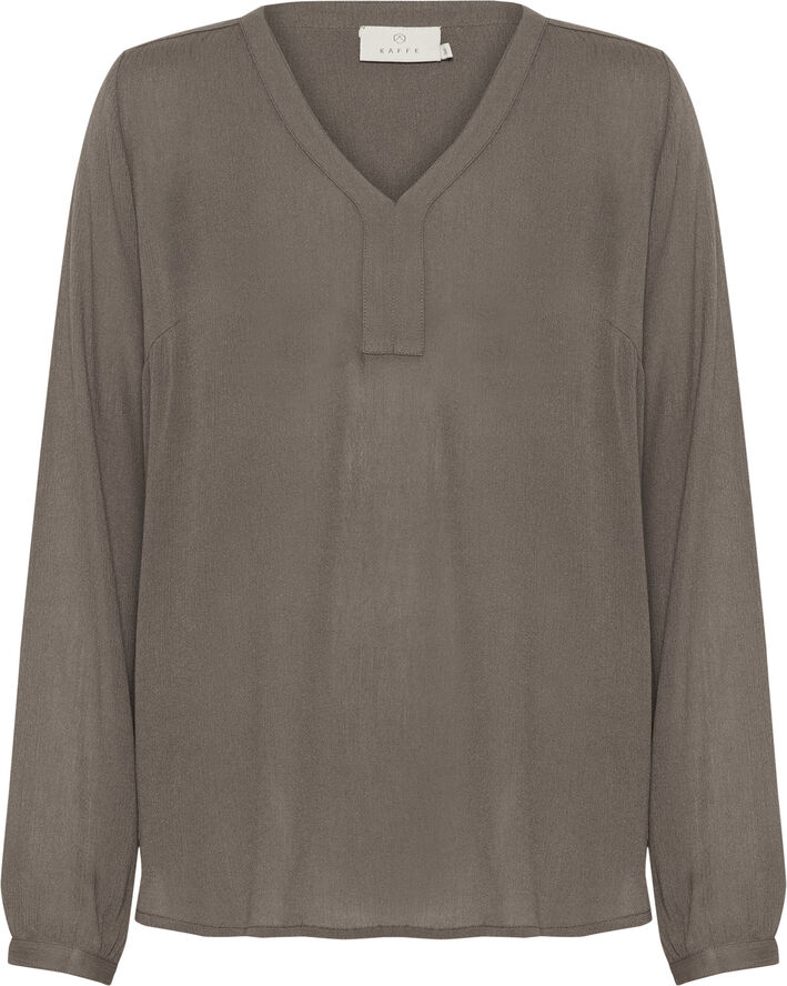 Kaffe Amber Blouse LS Major brown