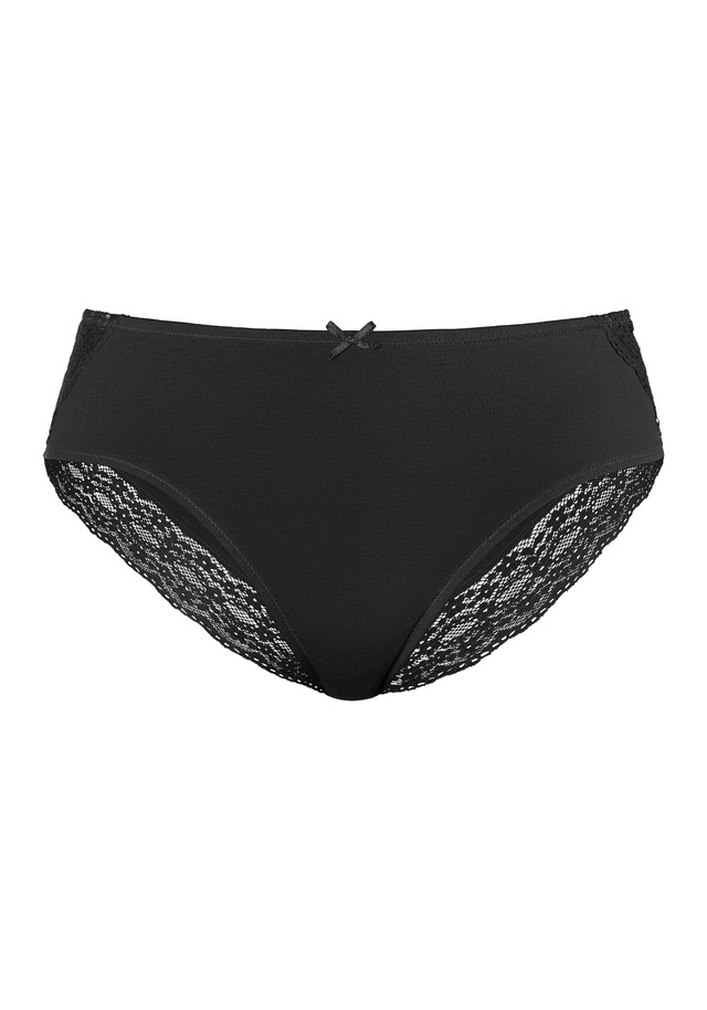 Vivance Jazz-Pants Slips , aus elastischer Baumwolle mit floraler Spitze
