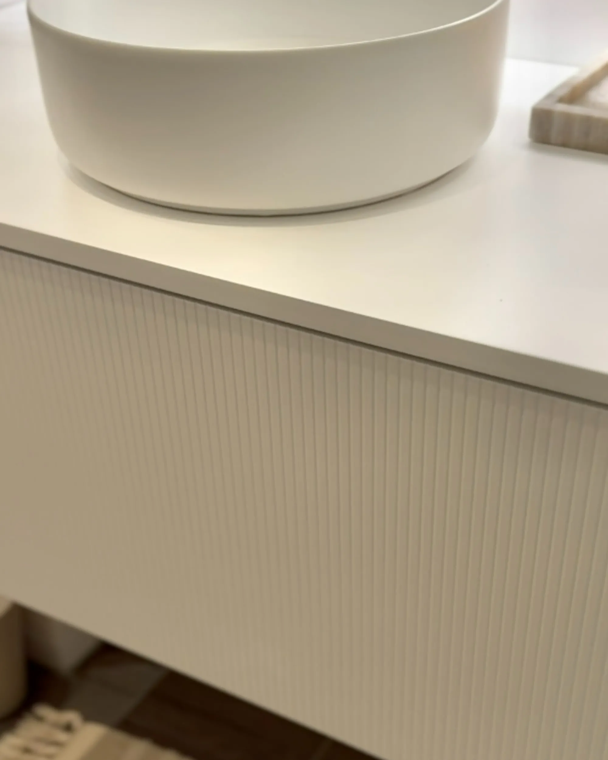 Wandgemonteerde wastafelkast ALZIRA 80 cm Wit