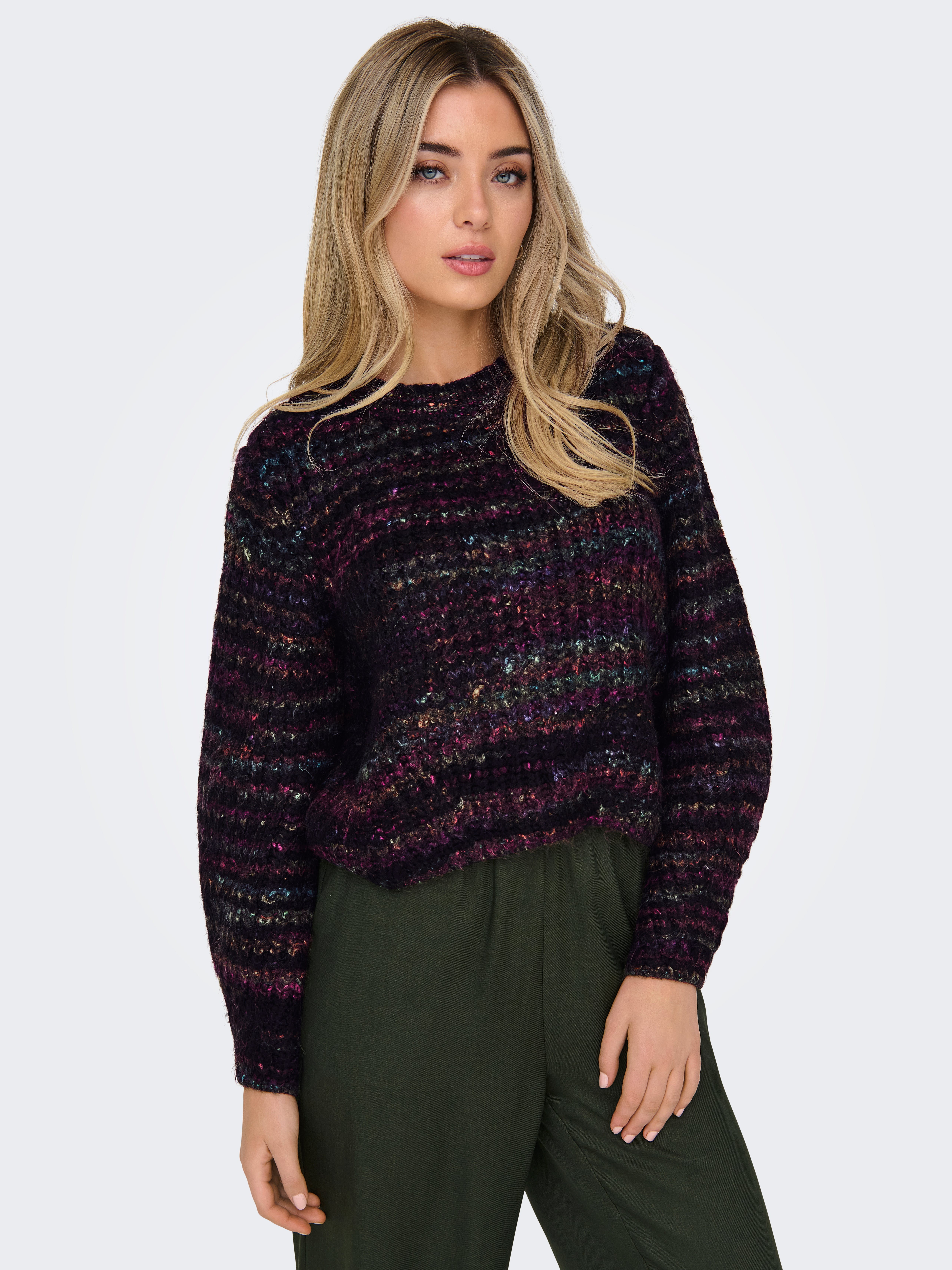 ONLCARMA Strickpullover Black