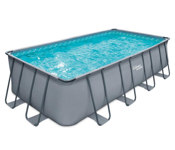 Summer Waves Frame Pool, anthrazit