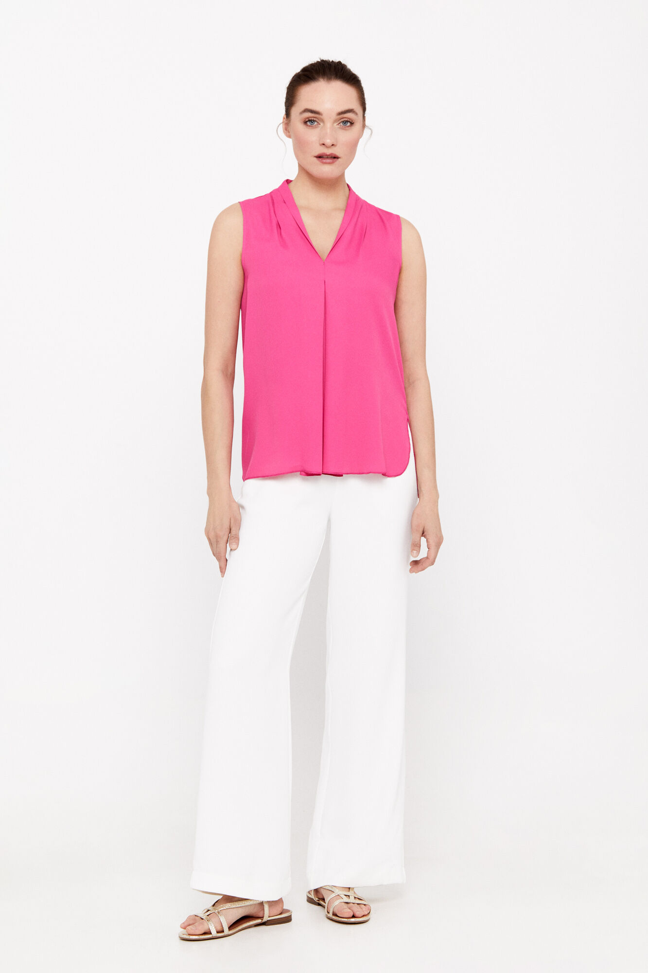Blusa fluida - Fúcsia