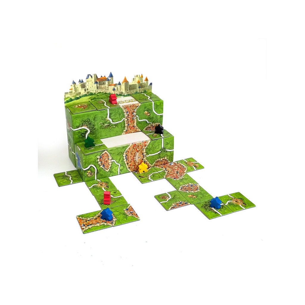 Carcassonne: 3D Startlandschaft + Alternativ-Inlay