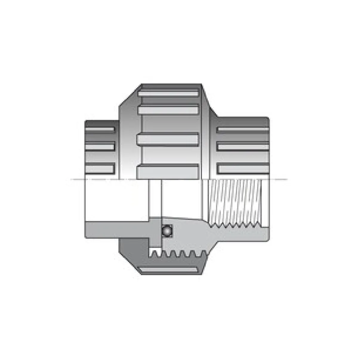 Fitt Raccord Union Mixte Ø50 x 1 1/2