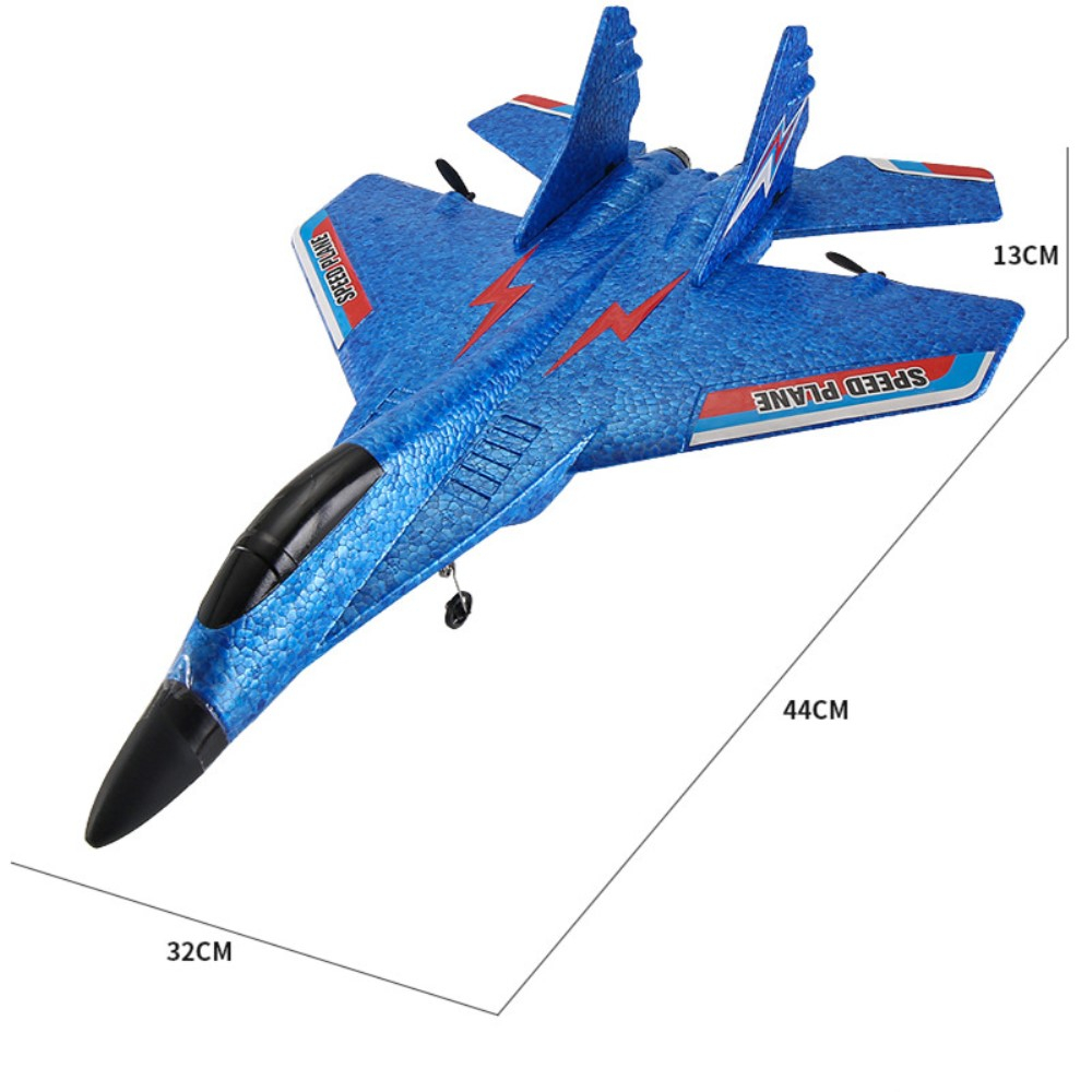 (44x32cm) RC Flugzeug Kinder Spielzeug Modellgleiter mit Fernsteuerung - Gelb