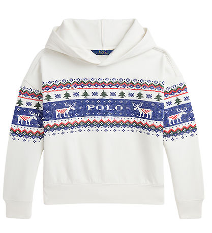 Polo Ralph Lauren H?ttetr?je - Hvid m. Broderi
