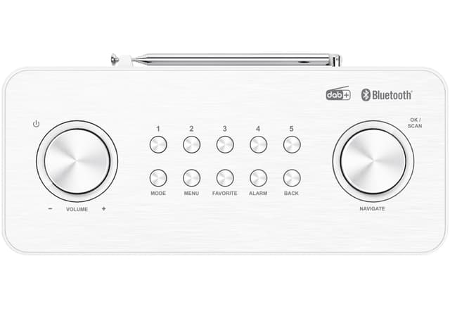 Kenwood ST80DAB-W DAB+, BT, Hvid