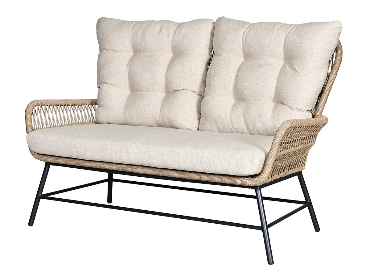 Outdoor Feelings Dalmas stoel-bank loungeset - Sahara dust rope