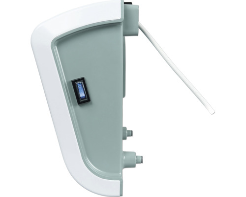 Calienta design ventilatorkachel, 26 x 28 cm, 2000 W, wit, inclusief afstandsbediening