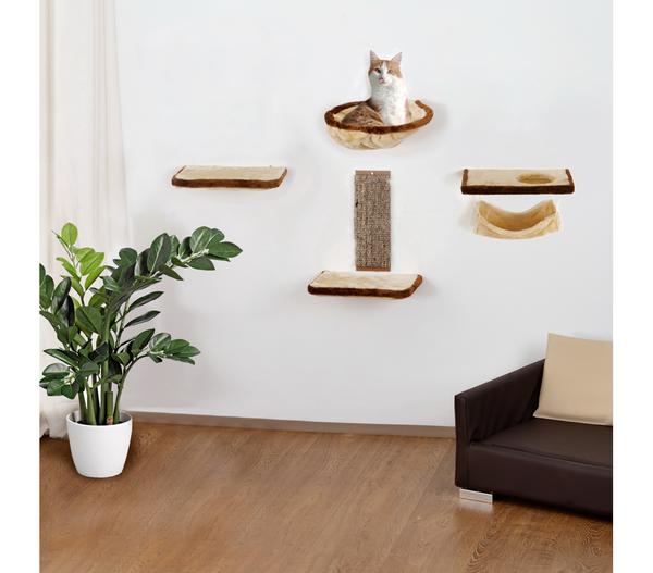 Silvio Design Katzen Kletterwand 6-teilig