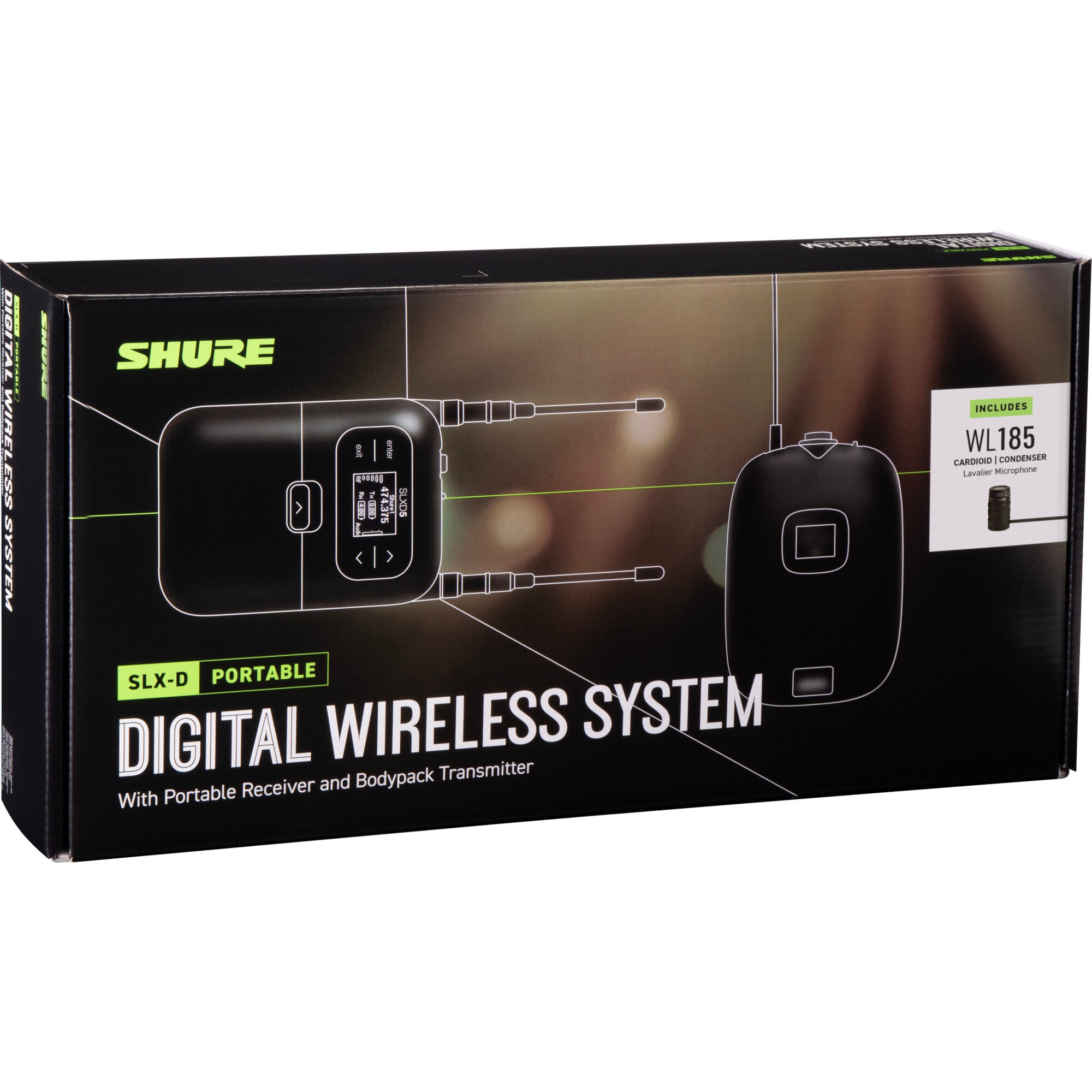 Shure SLXD15/DL4B draadloze dasspeldmicrofoon H56 (518-562 MHz)