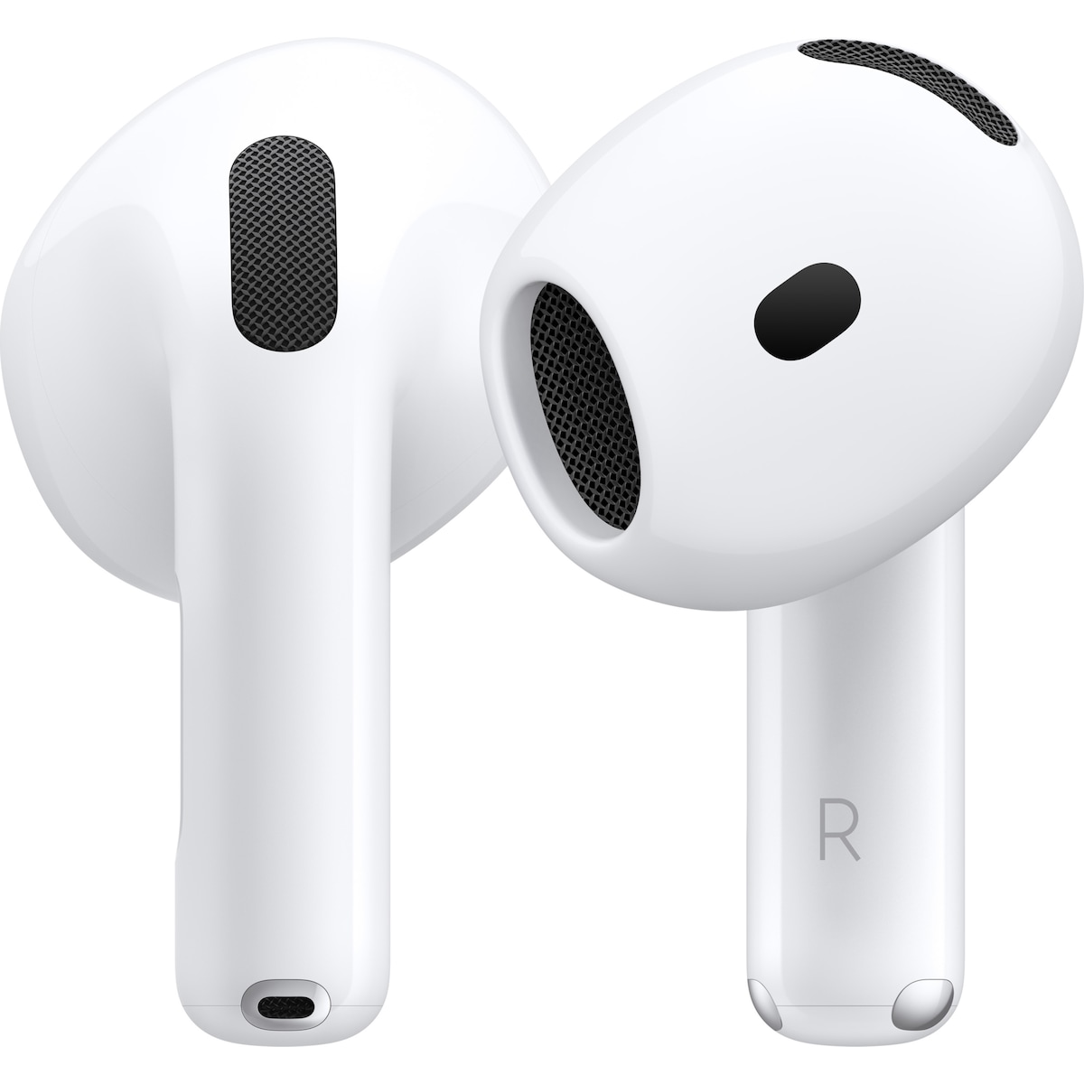 AirPods 4 med Aktiv støyreduksjon (2024) og trådløst ladeetui (USB-C)