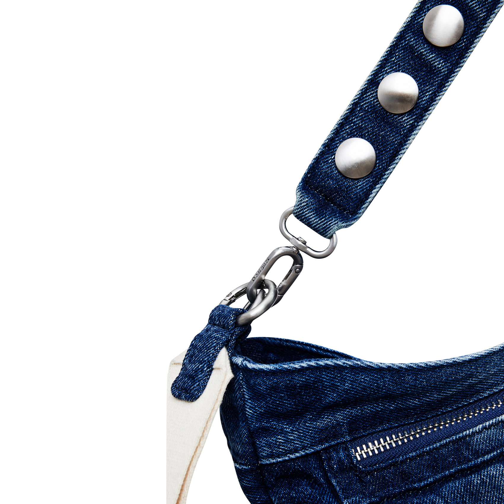 Sac épaule en coton | Bleu