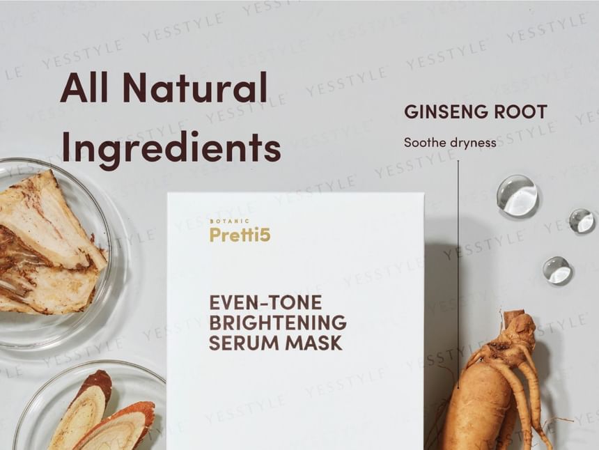 Botanic Pretti5 - Even-Tone Brightening Serum Mask
