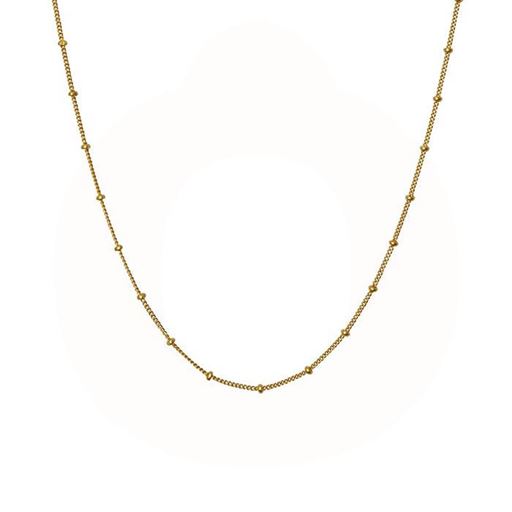 Maanesten Nala Halskæde, Guld, 41 cm