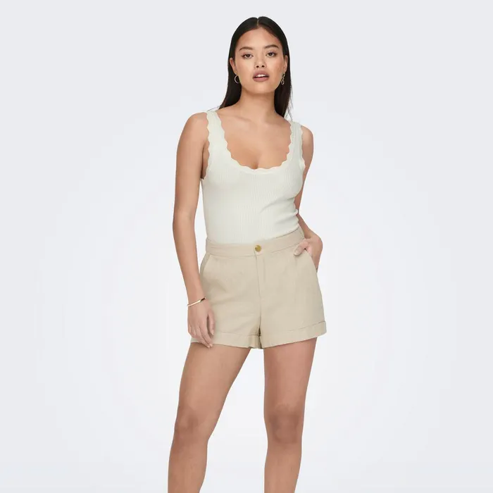 JDY Nanna Scallop Edge Top Dames