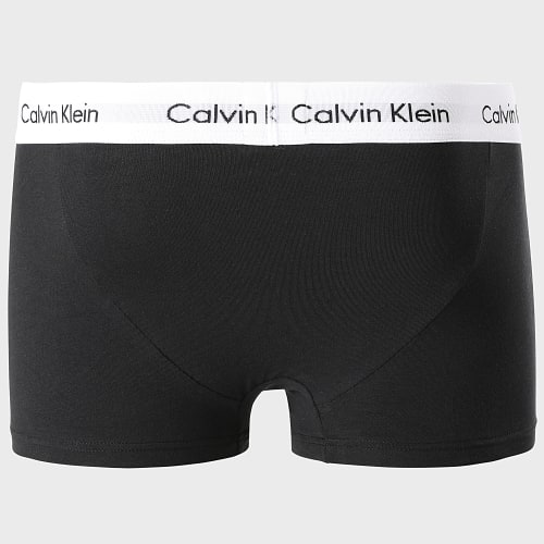 Lot de 3 Boxers Coton Stretch U2664G Noir Blanc Gris
