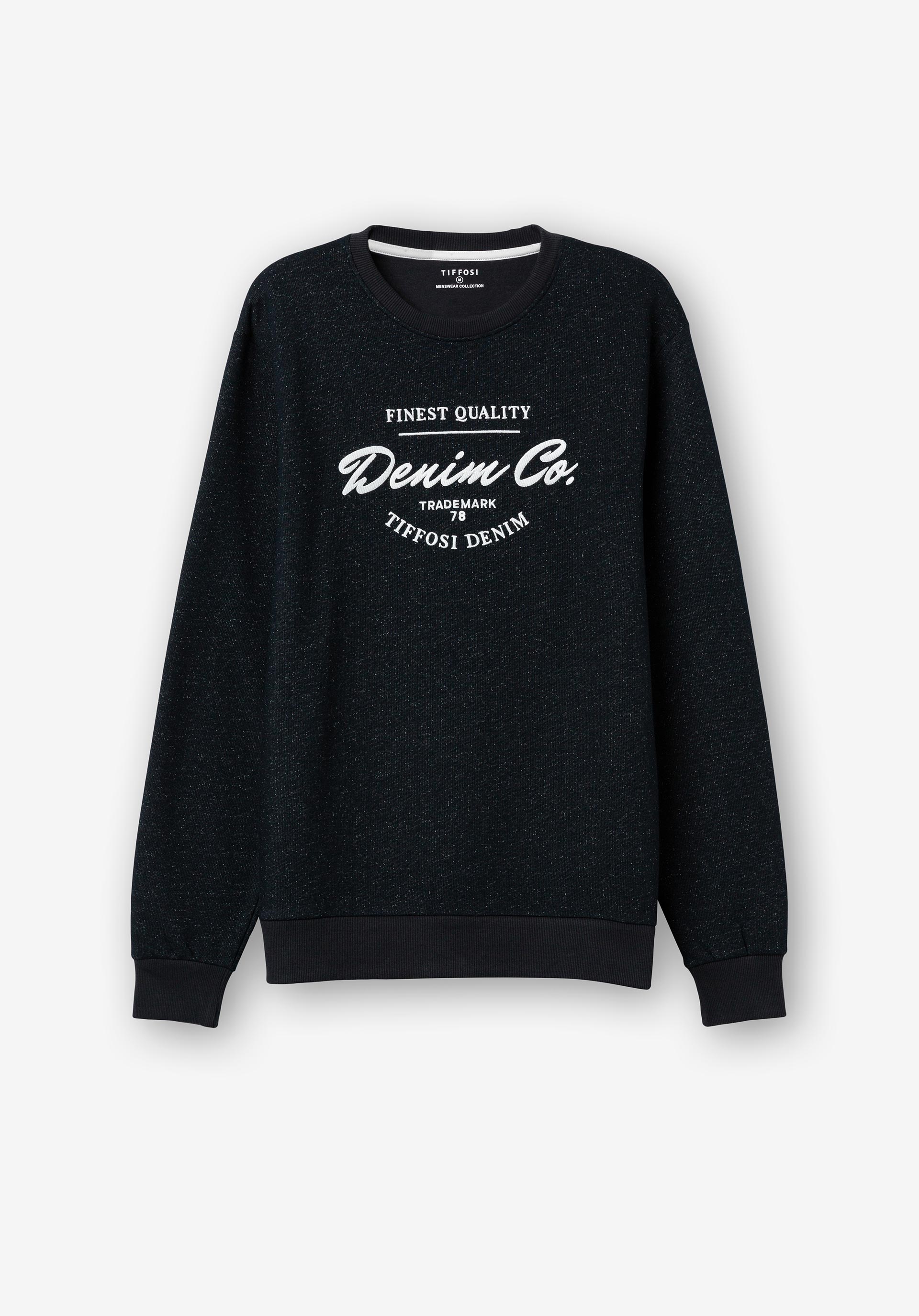Sweatshirt com Bordado Frontal