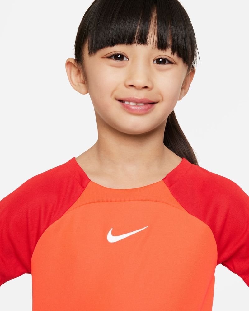 Ensemble maillot et short Nike Academy Pro Rouge Crimson pour enfant