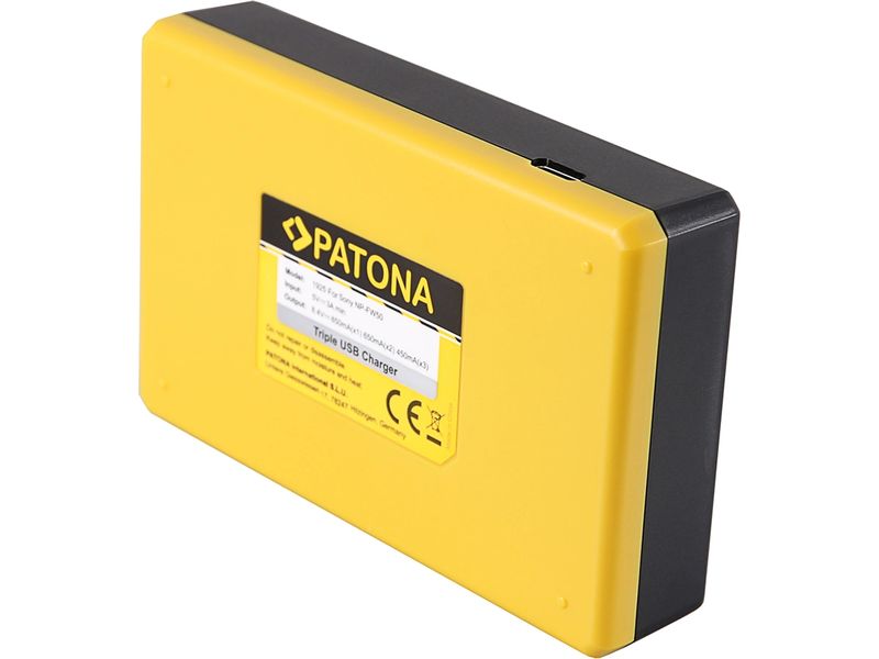 Patona USB Ladegerät für Sony NP-FW50 Triple Ladegerät