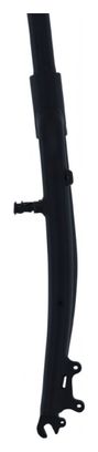 FOURCHE VTC 700X35 RIGIDE ALU NOIRE COMPATIBLE V-BRAKE-DISC PIVOT LISSE 1''1-8-28 6 EXTERIEUR 310mm (AVEC REHAUSSE PIVOT 40mm POUR REMPLACER UNE FOURCHE SUSPENDU)