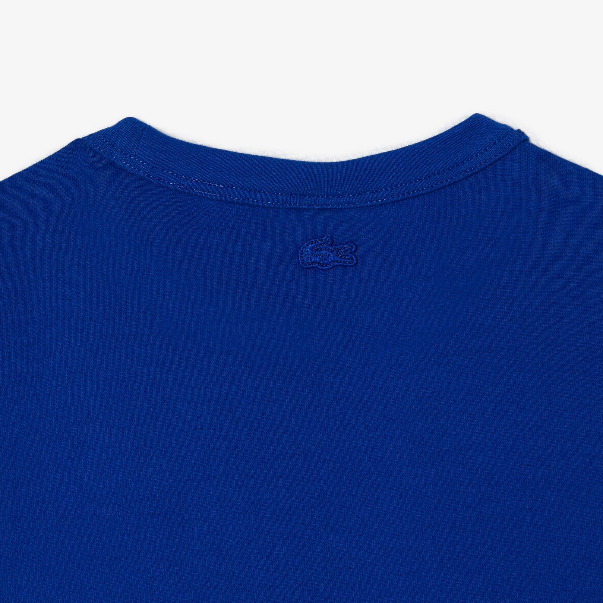 T-shirt enfant Lacoste x Netflix avec imprimé en coton biologique T-Shirts & Chemises - Bleu - Lacoste - Enfant
