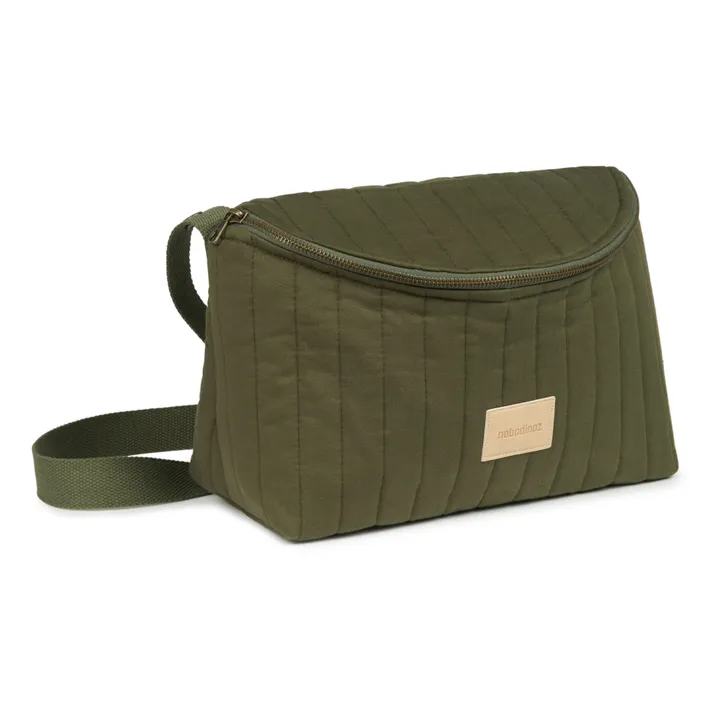Nobodinoz Sac organiseur pour poussette Hyde Park | Vert kaki
