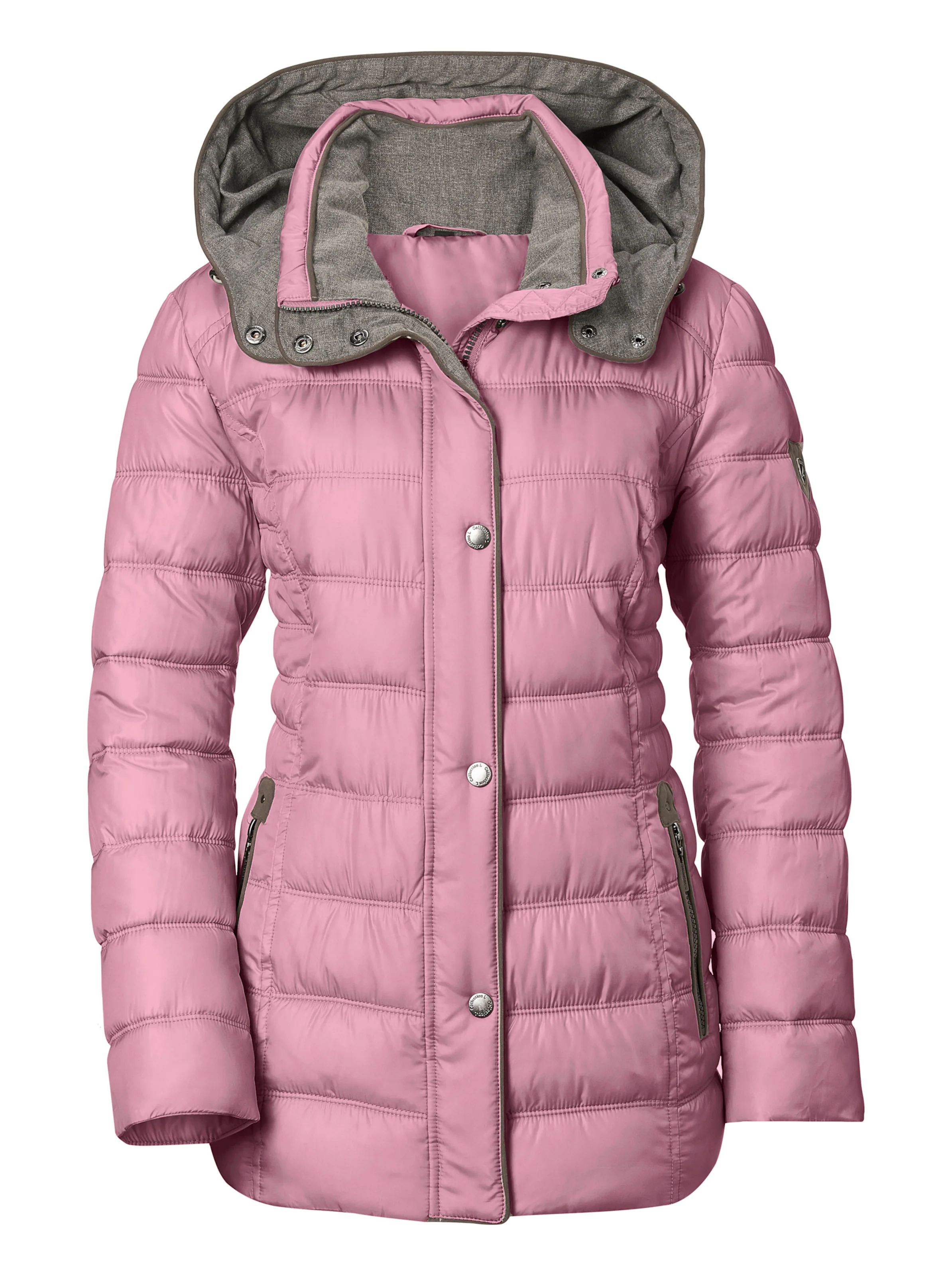 Steppjacke in mauve