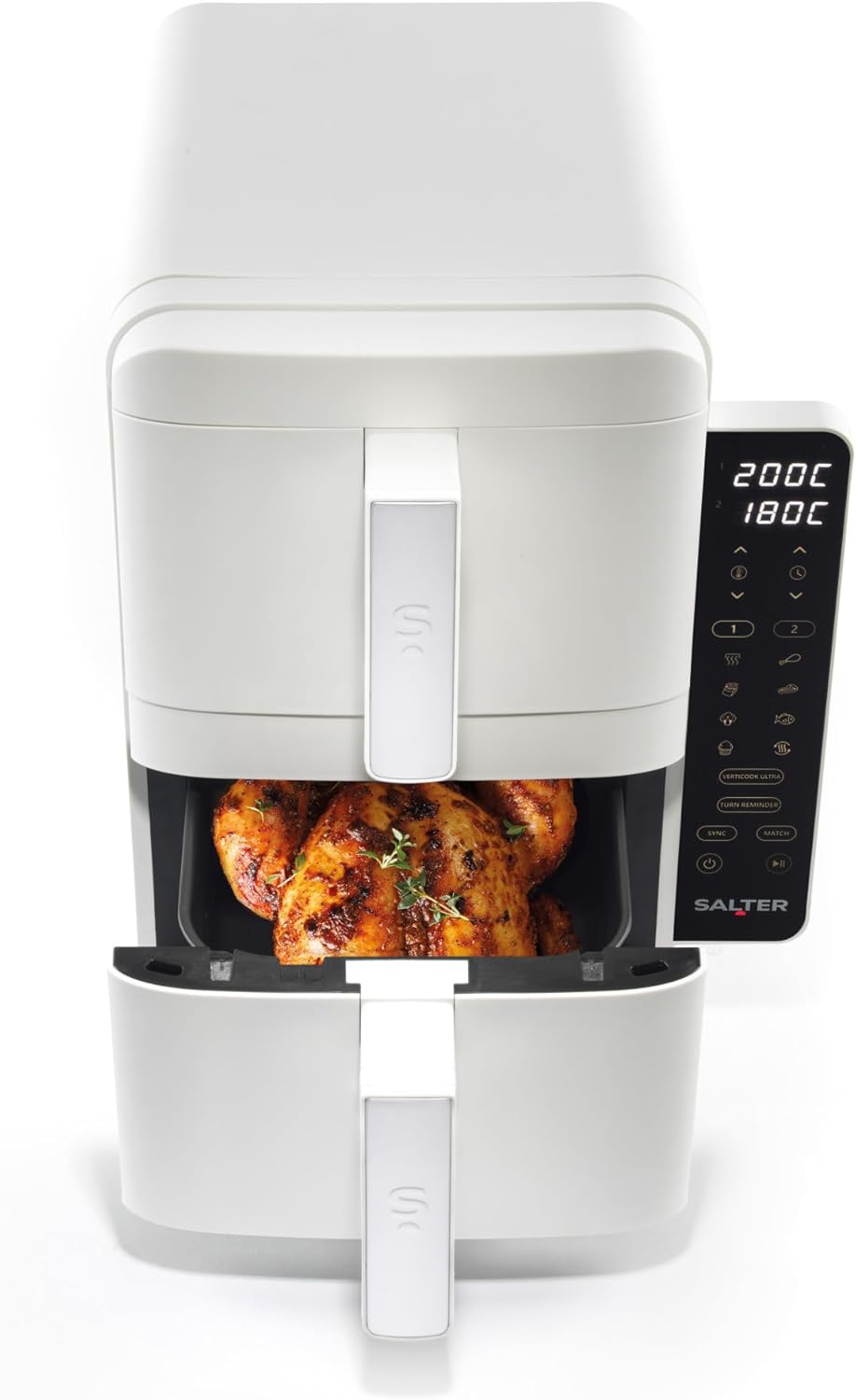 Salter VertiCook Ultra Stackable Air Fryer - UK PLUGGED Vertical 9 L Digital, White