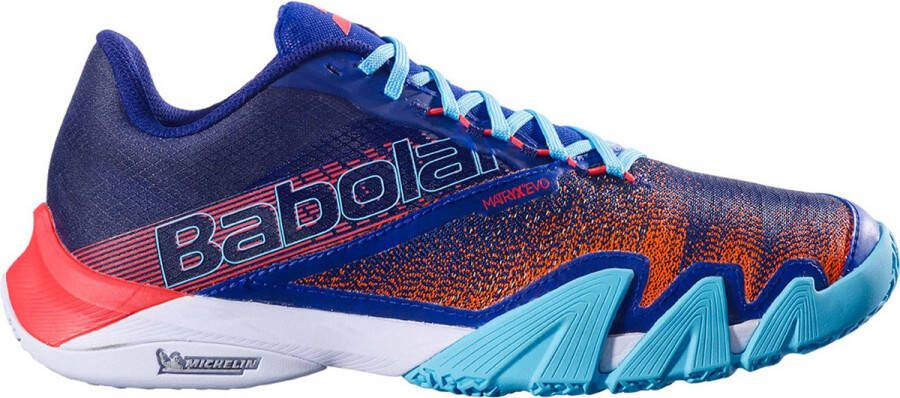 Babolat Jet Premura 2 heren padelschoen Blue Red