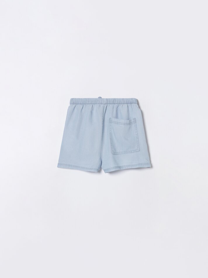 Shorts jeans leves - Azul claro