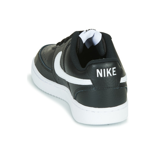 Nike - COURT VISION LOW - Noir / Blanc