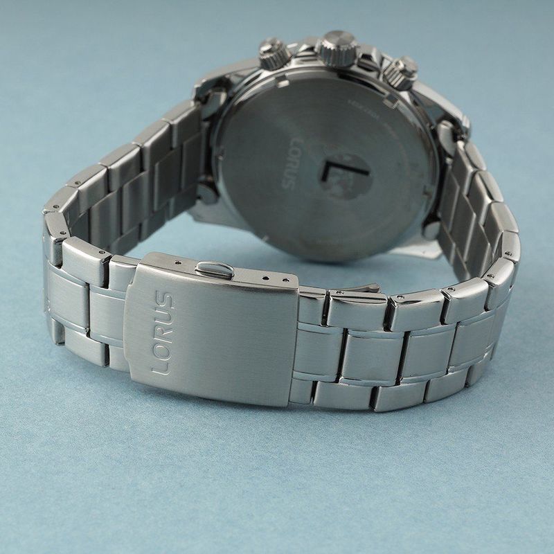 Lorus - Chronograph Herenhorloge - Zilverkleurig - RVS