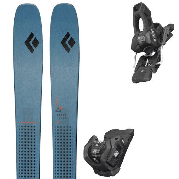 Pack ski BLACK DIAMOND IMPULSE 98 TI + Fix