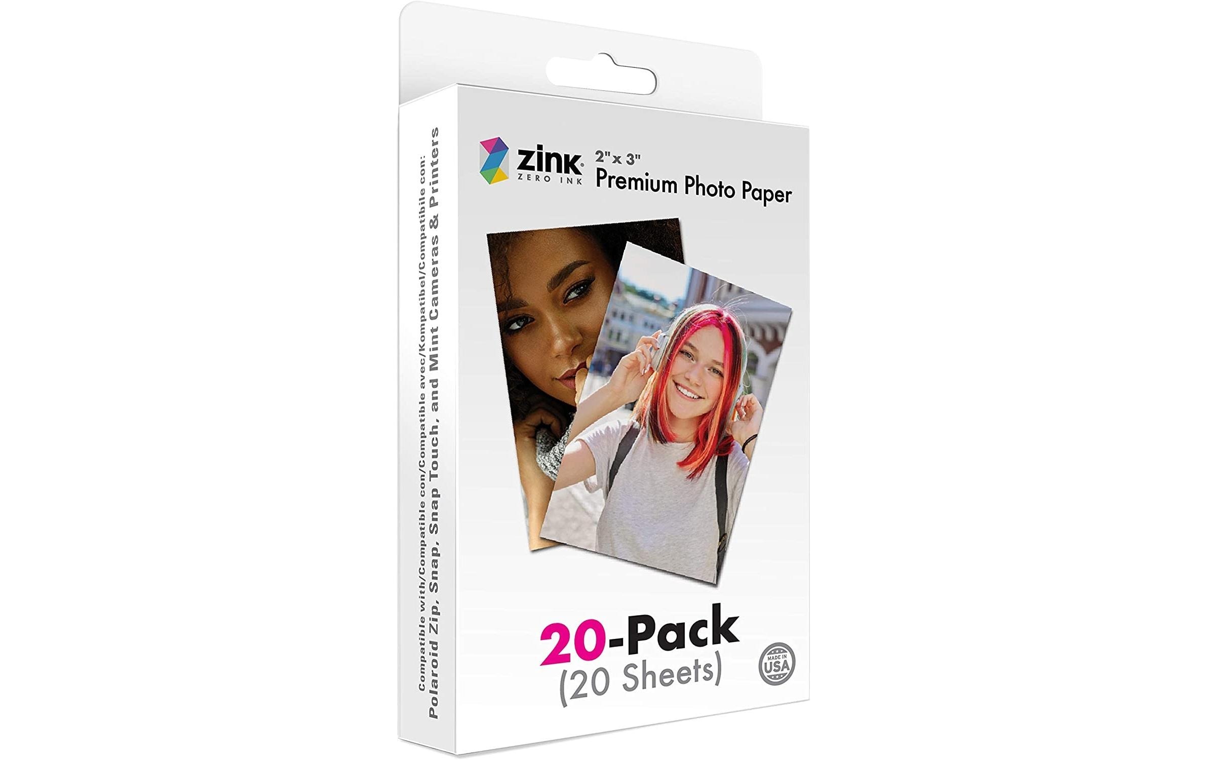 Polaroid Sofortbildfilm »Zink Premium 2 x 3 – 20 Blatt«