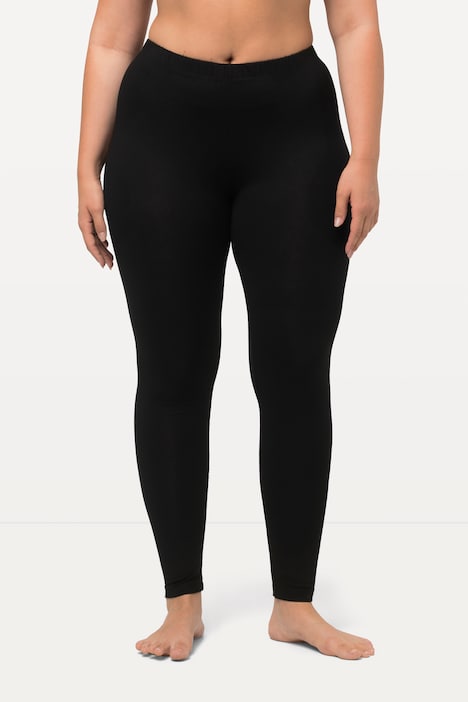 Leggings, wadenlang, schmales Bein, Elastikbund