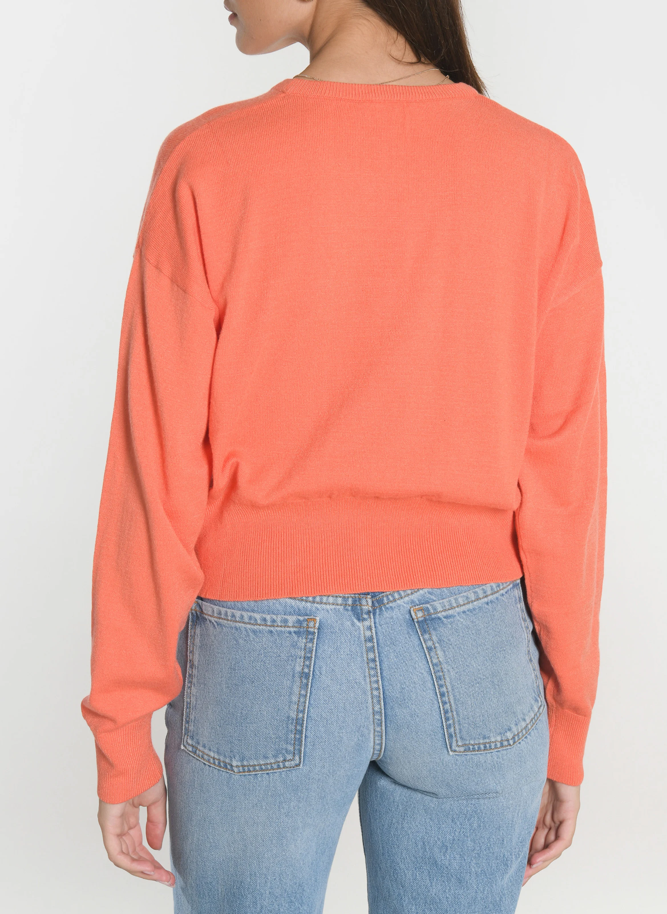 NOLWENN - Pull court large| Orange
