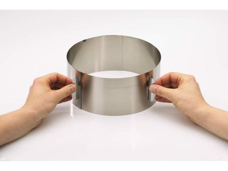 GEFU Backrahmen Tortenring Tondo XXL 16.5 cm, Rund Tortenring