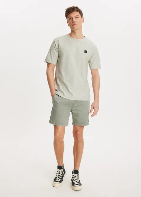 T-shirt met logo groen (MINT.L)