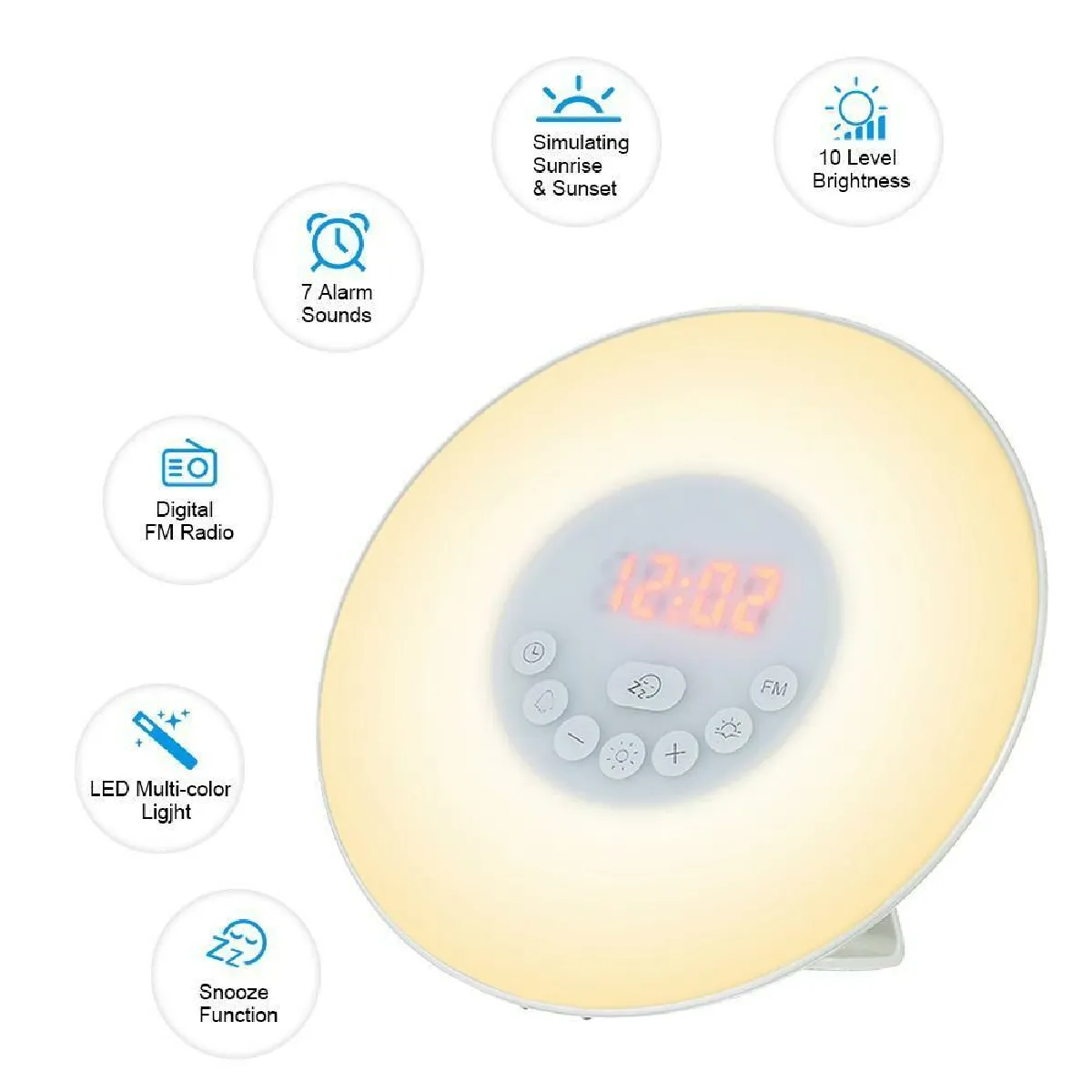 Réveil Lumineux Justgreenbox