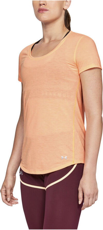 Under Armour Threadborne Streaker T Shirt Orange
