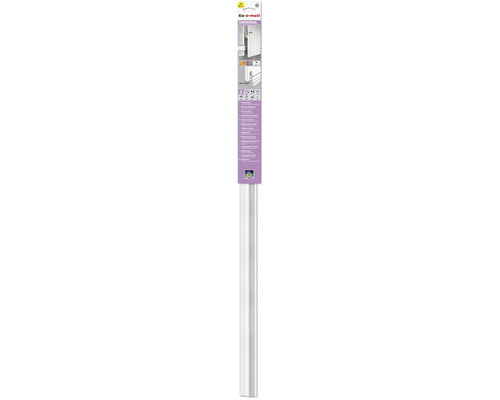 Universele deurrubber met lip, zelfklevend, wit, 1 m x 20 mm