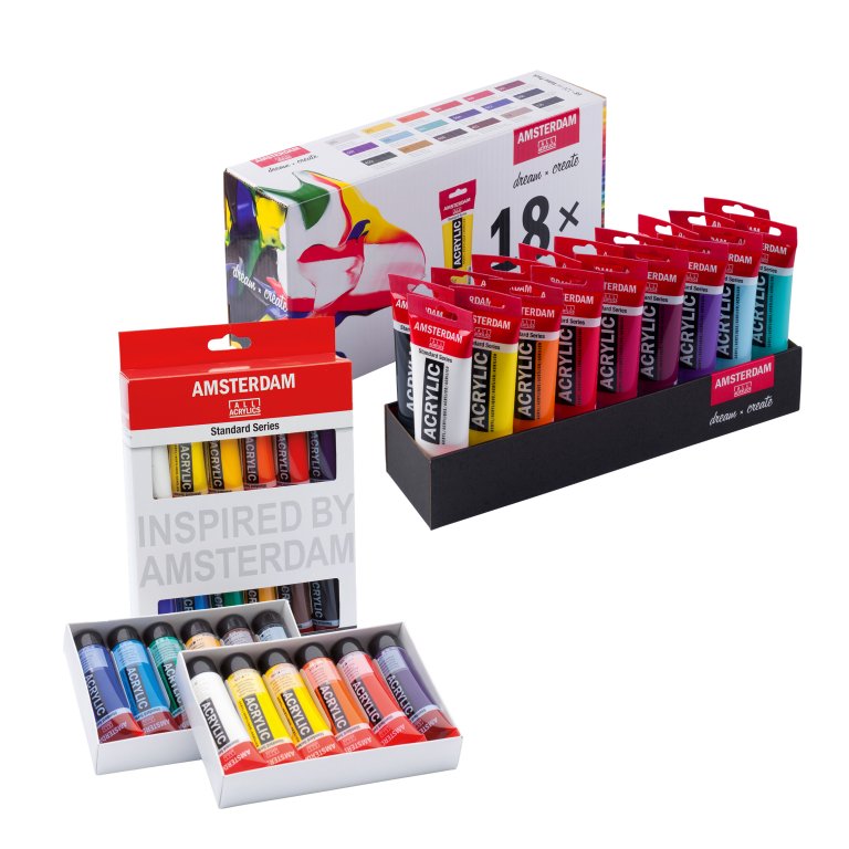 Royal Talens Acrylfarbe Amsterdam Standard, Set