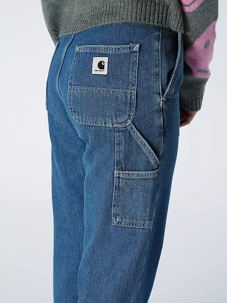 CARHARTT WIP Jeans Boyfriend Fit PIERCE PANT hellblau