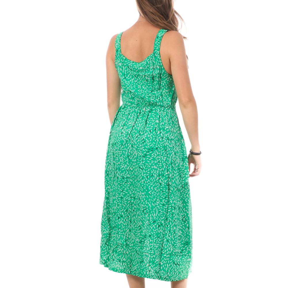 Vero Moda Robe Verte à Motifs Femme Vero Moda Easy Strap