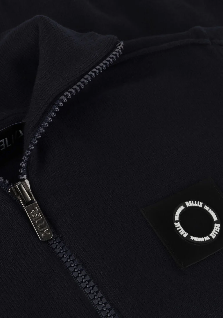 RELLIX blauwe rellix trui knitwear zip