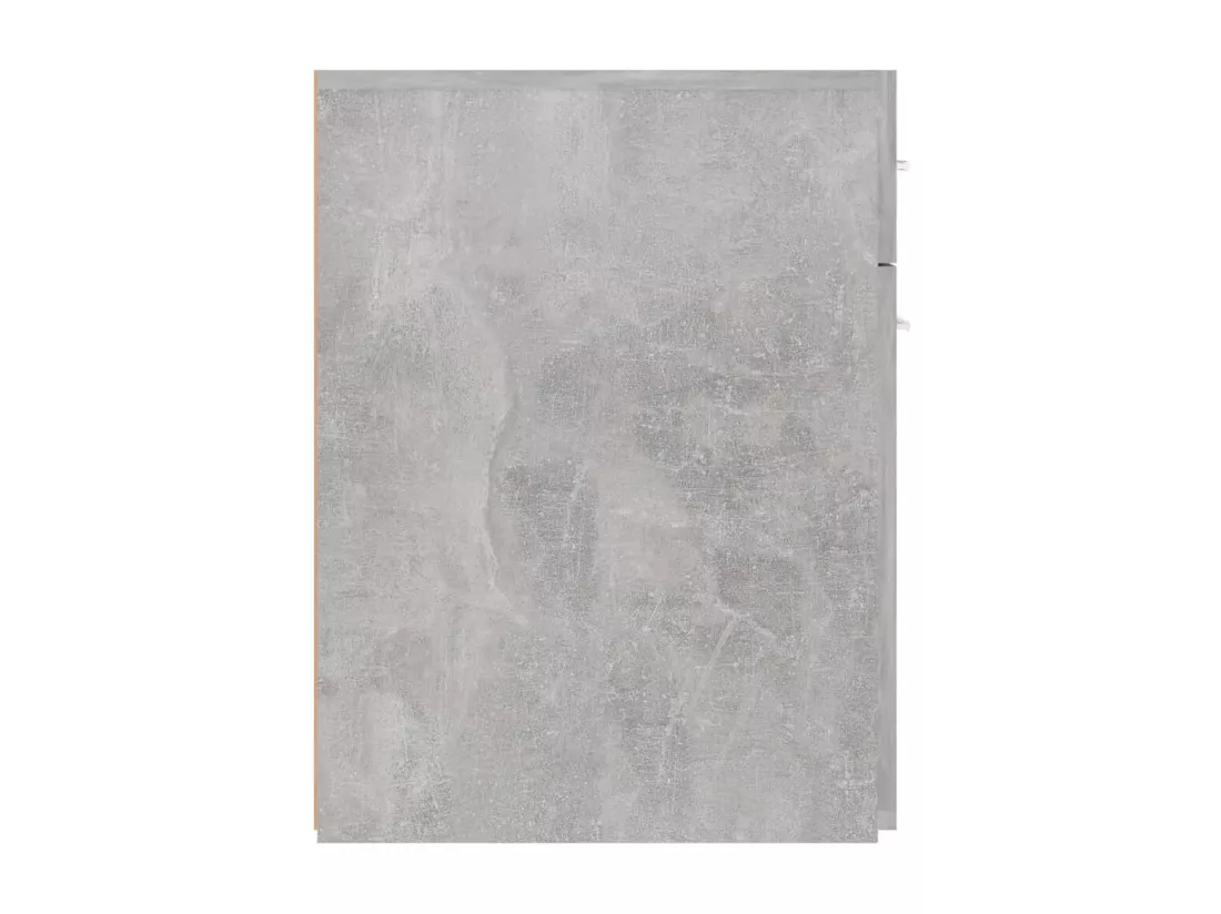 Armoire d'apothicaire Gris béton 20x45,5x60 cm Bois ingénierie