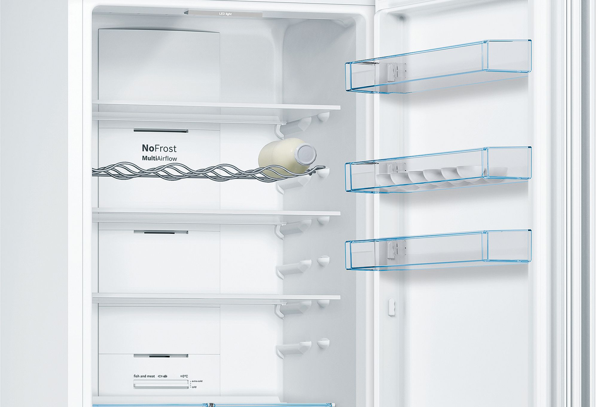 Refrigerador Combinado Independente Série 4 203 x 60 cm Branco KGN39VWDA