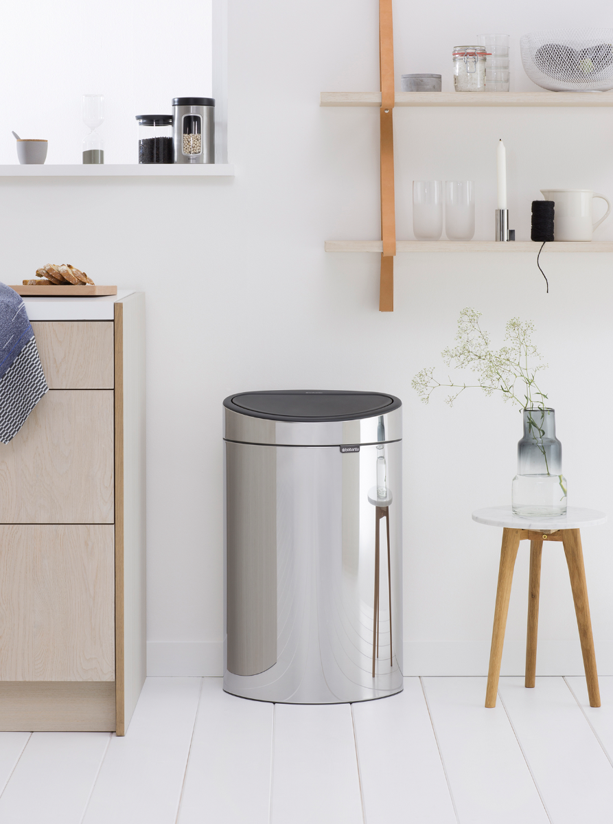 Touch Bin New afvalemmer, 40 liter, kunststof binnenemmer - Brilliant